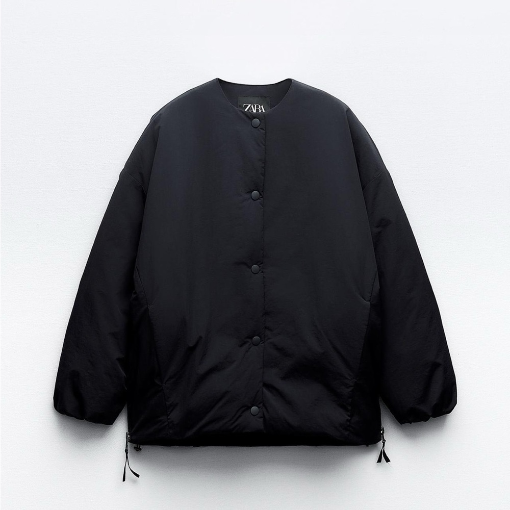 Zara Black Puffer Jacket